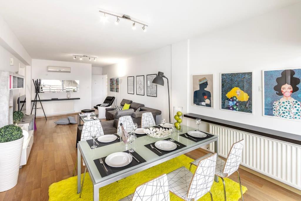Luxurious Bright & Stylish 2Br With Office In Nicosia Appartement Buitenkant foto